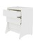 Manhattan Comfort Coney 3-Piece Dresser and 2 Nightstands in White 188GMC1 - alternate 4